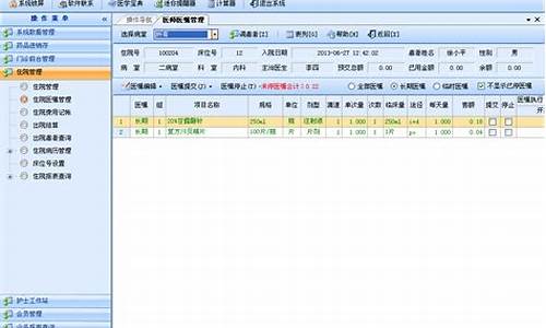 医院住院系统软件_住院医生电脑系统